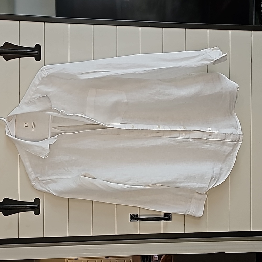 GAP boyfriend linen shirt